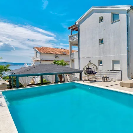 Апартаменты Modernes Nur 150 Meter Zum Mit Pool, Jacuzzi, Meerblick, Billard *